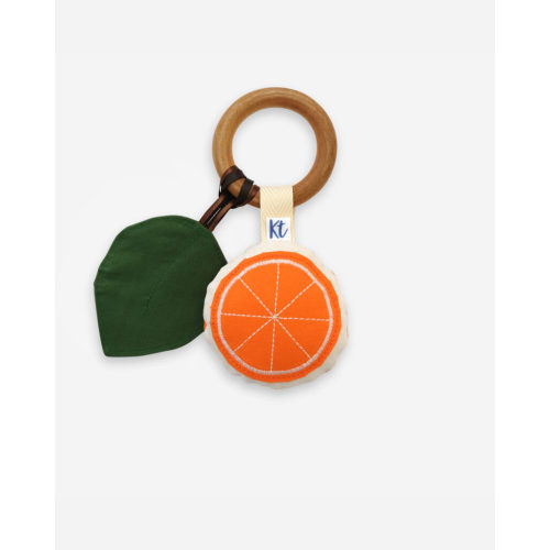 Orange Tangerine Teether and Sensory Toy | KID things by Monika Briggs