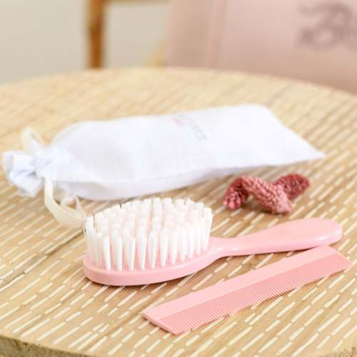 Pink Baby - Hairbrush & Comb Set