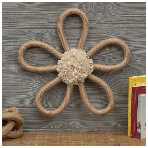 Wrapped Flower Wall Decor