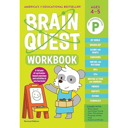 Brain Quest Workbook: Pre-K Revised Edition (Brain Quest Workbooks)