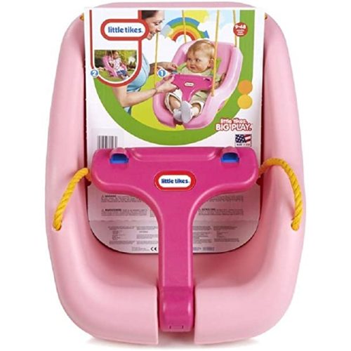 Little Tikes 2-in-1 Snug 'n Secure Swing, Pink