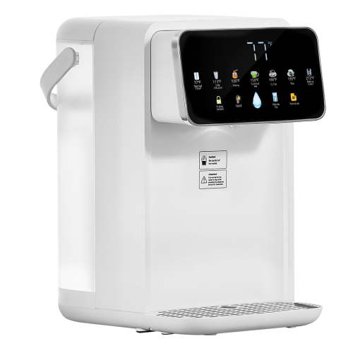 Countertop Instant Hot Water Dispenser, 7 Temperatures (77°F-212°F) & 7 Water Volumes, 118oz Detachable Tank, Touchscreen Display, Child Lock, 3-Second Heating