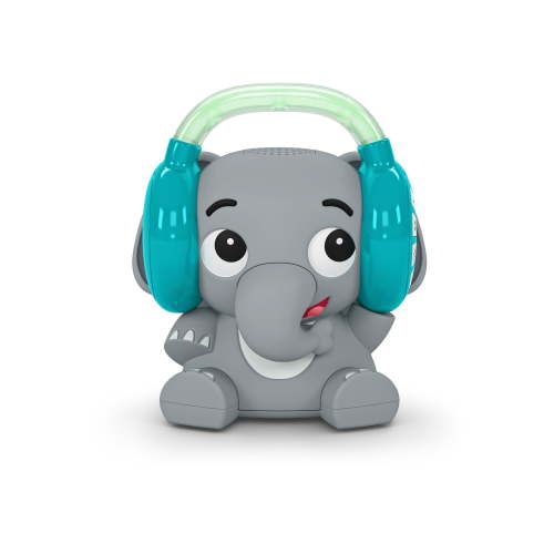 Earl the Elephant Bluetooth Soother Sound Machine, Stream Music + Night Light, Infant to Toddler
