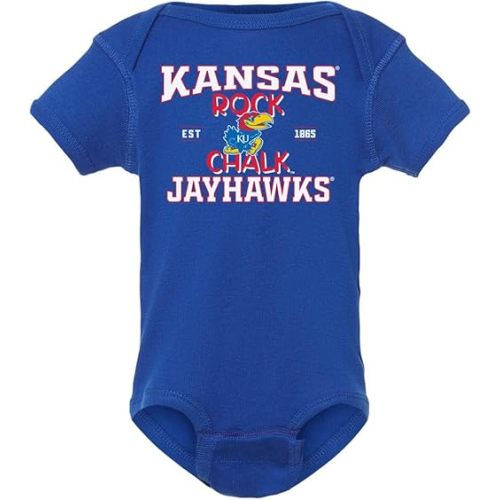 CornBorn Kansas Jayhawks Baby Clothes | Infant Romper | Choose Your Design