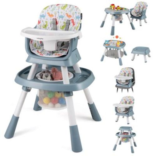 Safstar 16-in-1 Baby High Chair with Activity Center Booster Seat Building Block Table