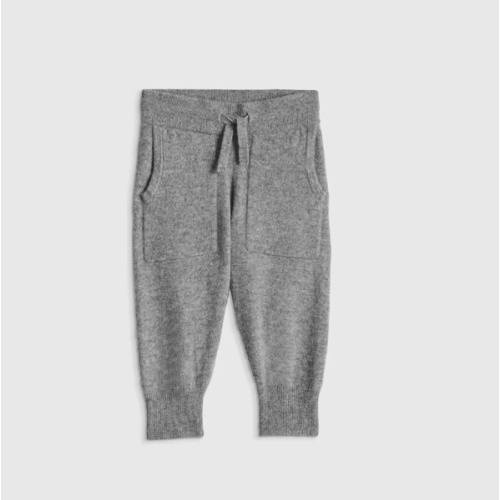Washable Mongolian Cashmere Jogger - Toddler in Heather Grey
