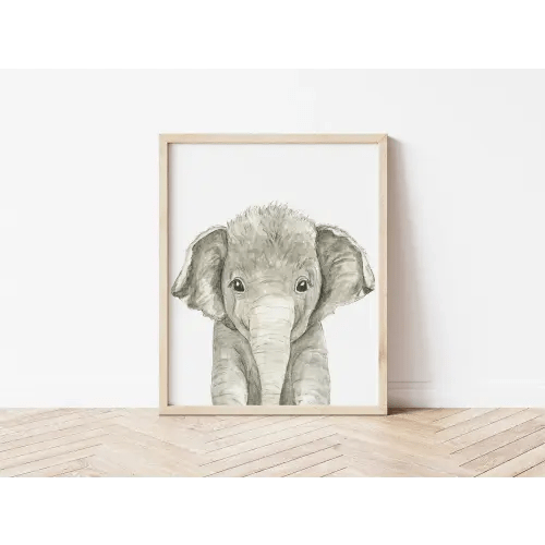 Elephant Art Print — WLDFLWR Studio