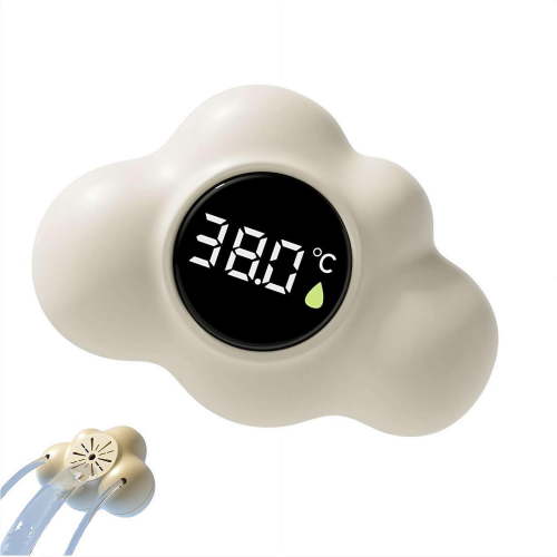 Digital Floating Water Thermometer, Waterproof Digital Bathtub Thermometers with LED Display, Bath Water Monitor with Sensitive Detector Infant Water Temperature Tool