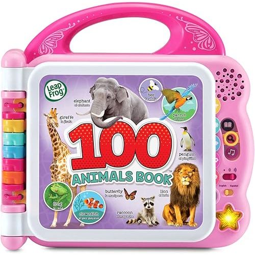 LeapFrog 100 Animals Book (Frustration Free Packaging), Pink