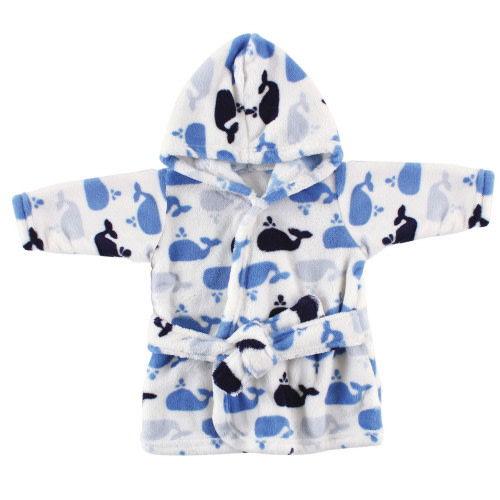 Luvable Friends Plush Bathrobe, Blue