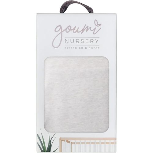 Storm Gray Crib Sheet