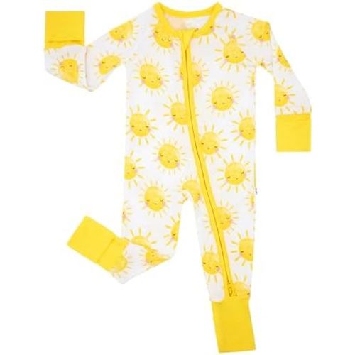 Little Sleepies Pajamas for Baby Boys & Girls, Viscose from Bamboo Baby Pajamas, Snug Sleeper, 2-Way Zipper, Micropreemie