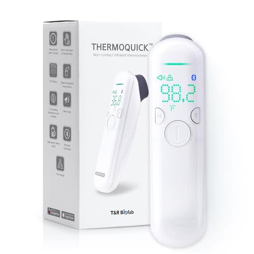 3-in-1 No Touch Forehead Thermometer - Body & Room Temperature + Indoor Humidity Check | Baby Thermometer for Infants, Kids, Adults, Medical Grade, All-in-one Family Care Device