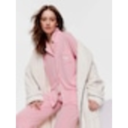 Pink Bamboo Jersey Long Pj Set Pink - Peter Alexander Online