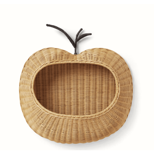 Apple Braided Wall Pocket - Natural