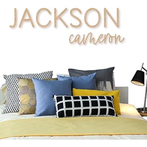 Wooden Name Signs for Nursery - Custom Wooden Name Sign - Name Sign for Backdrop - Name Sign for Bedroom - Boy Nursery Wall Decor - Boy Toddler Room Decor