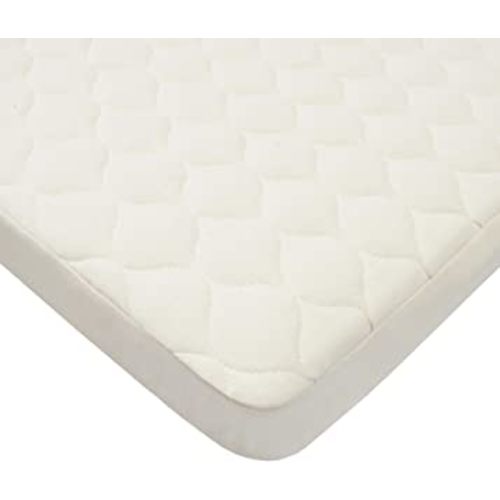 American Baby Company Waterproof Pack N Play Playard Mattress Protector, Quilted Fitted Protector Pad Cover Made with Organic Cotton Top Layer, 39" x 27"
