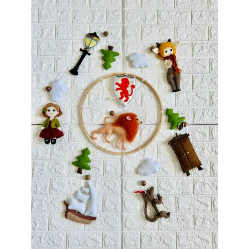 Lion , wardrobe mobile , Lucy mobile, mobile for girl , baby mobile, Lion mobile,