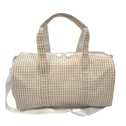 Weekender- Khaki Gingham – Children's Edit
