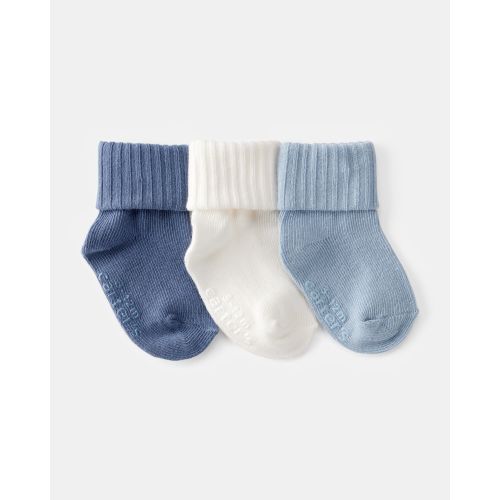 Baby Boy 3-Pack Booties