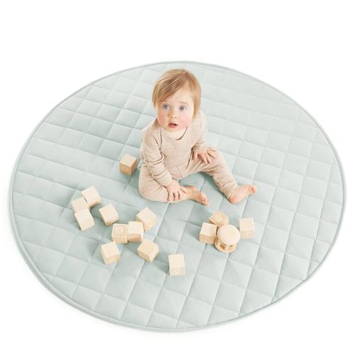 Stylish Baby Play Mat - Soft Cotton Crawling Mat Creates a Great Play Gym Area for Your Baby Boy or Girl - The Perfect Foldable Tummy Time Floor Playmat That Fits Nicely with Any Kids Playroom Decor