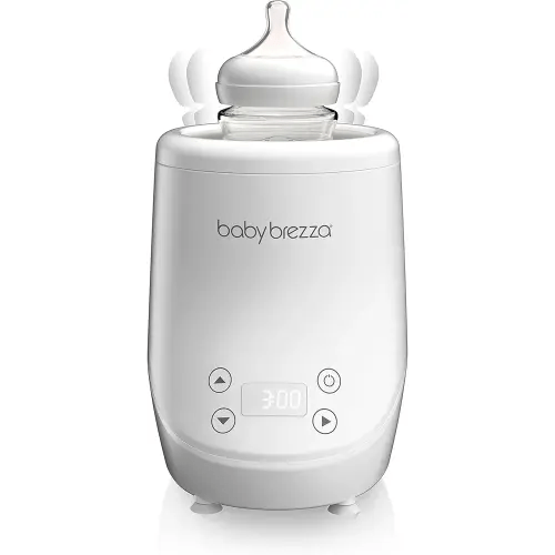 Baby Brezza AirSwirl Waterless Baby Bottle Warmer - Safely Warm Breastmilk + Formula - Bottles Stay Dry + Nutrients are Protected - Works with Nearly All Bottles