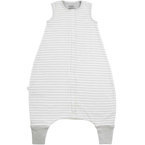 4 Season® Baby Sleep Bag with Feet, Merino Wool & Organic Cotton, Birch Gray 6-18 Months
