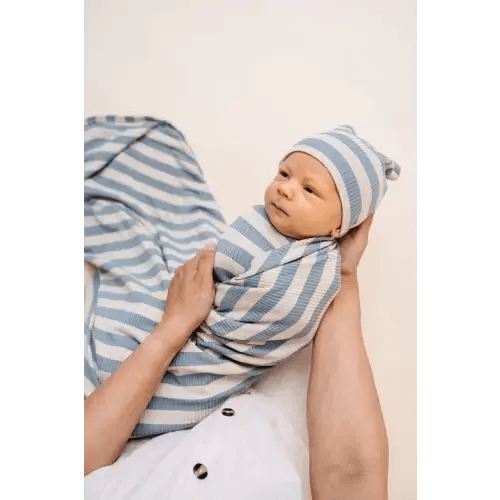 Lincoln Ribbed Swaddle Blanket