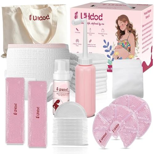 UHdod Postpartum Recovery Essentials Kit, Labor Delivery Postpartum Care
