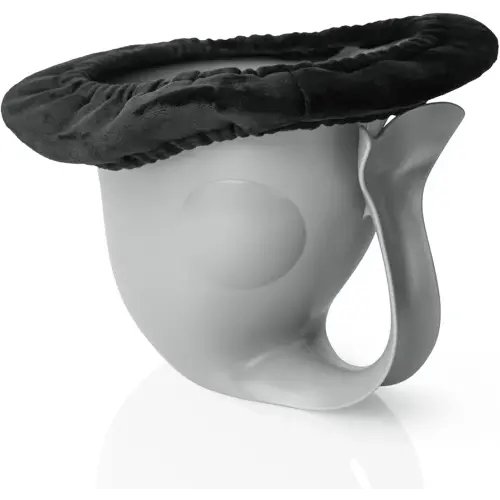 Potty for Newborn Baby Potty Training; for Diaper Free Baby Elimination Communication Indoor & Outdoor; Attractive Fish Shape (Grey)