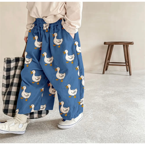 Baby & Kids Goose Pattern Pants