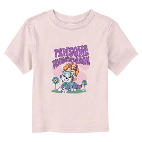 PAW Patrol Toddler Skye and Everest Friendships Grow Short Sleeve T Shirt - Light Pink - 2T