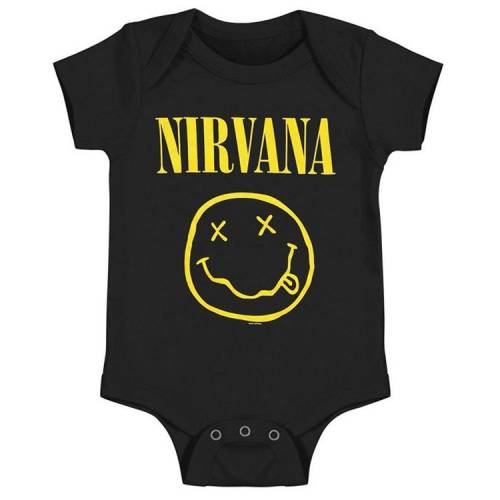 Nirvana Smiley Logo Kids Infant Childrens Romper Creeper Onesie