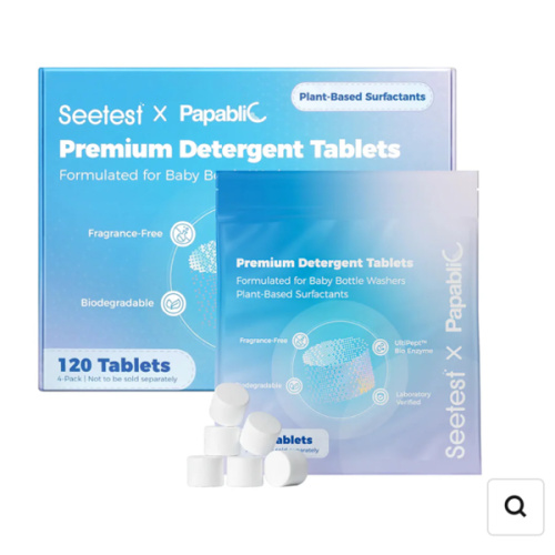 Papablic Upgraded Detergent Soap Tablets, 120 Count