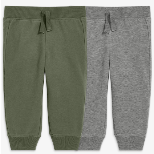 Baby jogger 2-pack, Olive/Heather Storm Gray, 3–6 mos