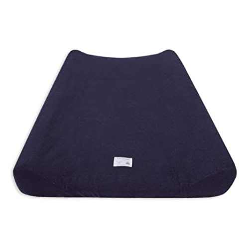 Burt's Bees Baby Changing Pad Cover, 100% Organic for Standard 16” x 32”, Blueberry, Jersey Knit