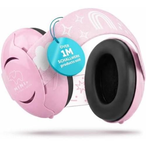 Schallwerk ® Mini+ Baby Ear Muffs – Infant Noise Cancelling Headphones, Toddler Ear Protection, Baby Headphones for Noise