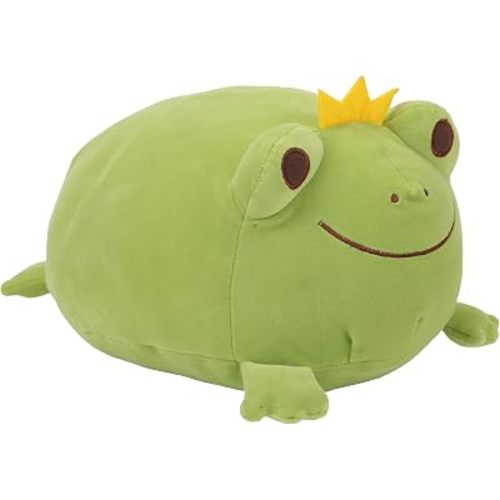 Super Soft Frog Plush Stuffed Animal, Cute Frog Snuggly Hugging Pillow, Adorable Plushie Gift for Kids Toddlers Children Girls Boys Baby, Cuddly Plush Decoration
