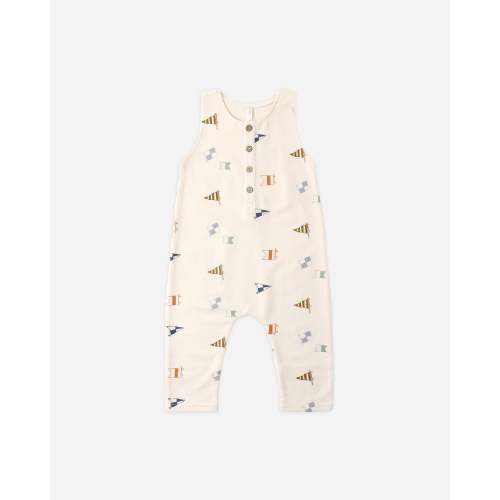 Terry Jumpsuit Flags