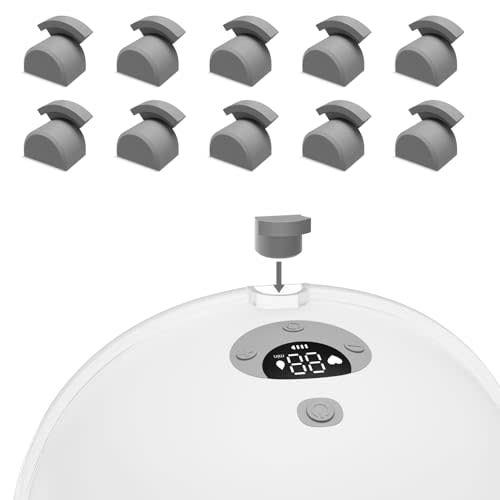 10PCS Silicone Spout Cap Compatible with Momcozy M5 Wearable Breastpump (Prevent Leaks), Momcozy M5 Replacement Parts, Dustproof, Keep Clean Spout Cover Breast Pump Parts, Breastfeeding Accessories