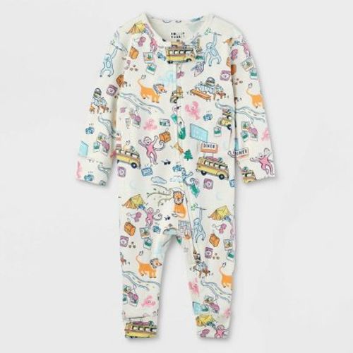 Baby Adaptive Roadtrip Bodysuit Blue/Yellow/Pink - Roller Rabbit x Target 0-3M