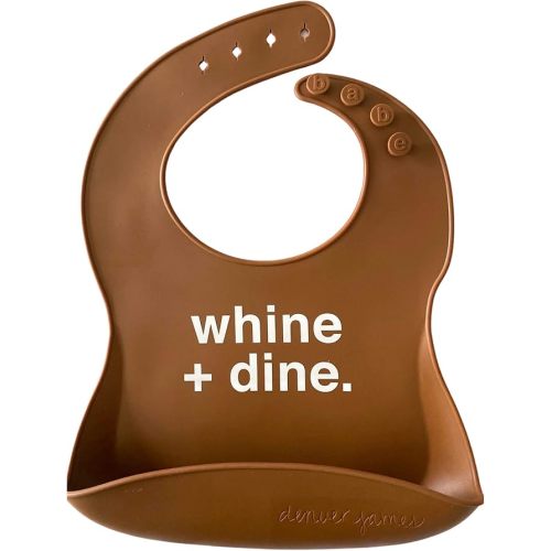 Denver James Silicone Feeding Bibs | Dishwasher Safe. Waterproof. Adjustable.