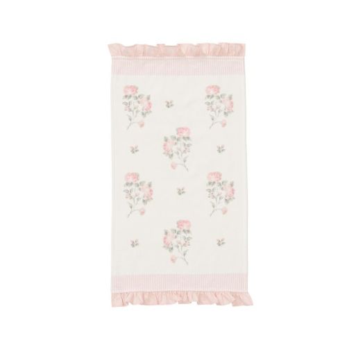 Bria Hammel Jacquard Rose Ruffle Hand Towels | Pottery Barn Kids