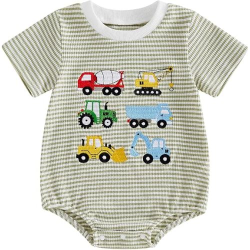 Newborn Baby Boy Girl Summer Clothes Funny Print Sweatshirt Romper Oversized Infant Short Sleeve Bodysuit