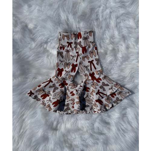 Fall Bows Double Bell Bottoms