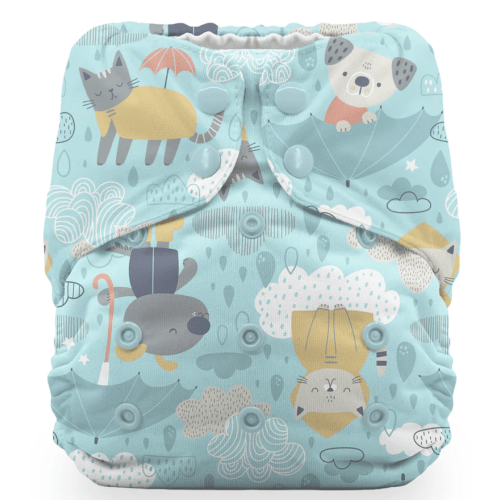 Best Rated All in One Cloth Diaper | Natural Cotton + Hemp | One Size