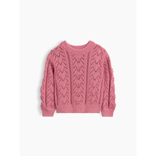 Baby & Toddler Textured Crewneck Sweater