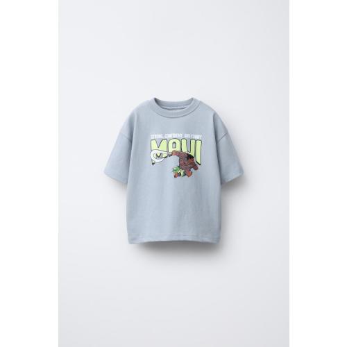 MAUI VAINA © DISNEY PRINT T-SHIRT - Pearl gray | ZARA United States