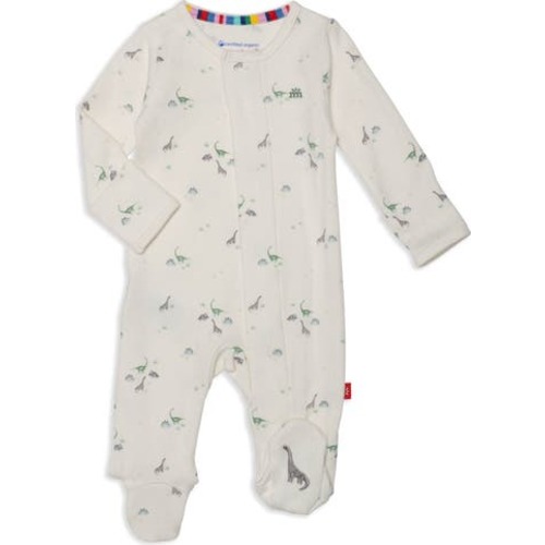 Tiny Diny Organic Cotton Footie, Newborn