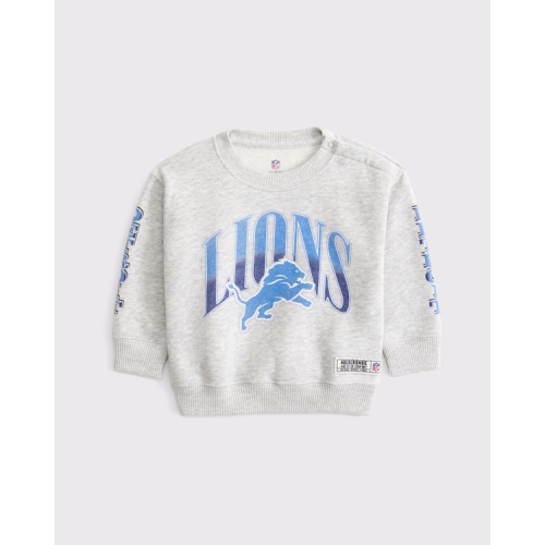 baby detroit lions crew sweatshirt